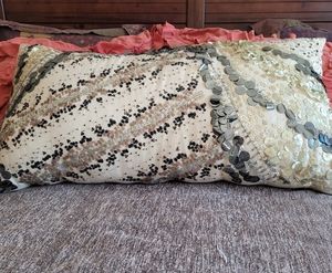 Anthropologie Sequin Pillow